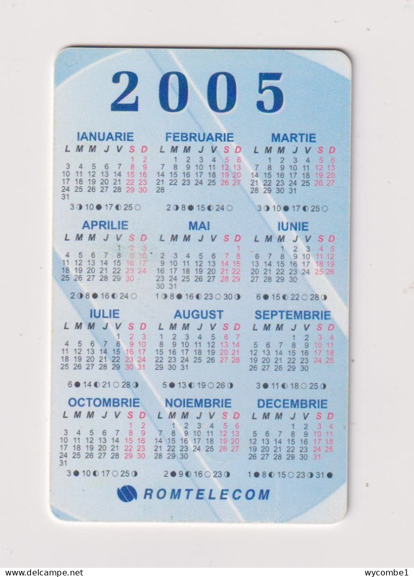 ROMANIA - 2005 Calendar Chip  Phonecard - Rumänien