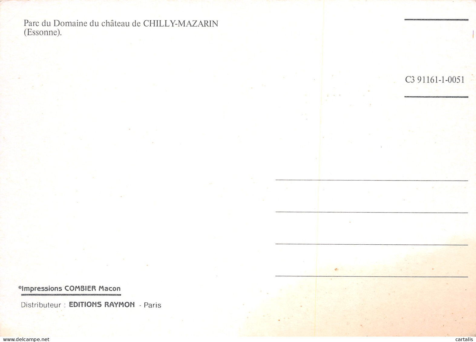 91-CHILLY MAZARIN-N°3813-C/0281 - Chilly Mazarin