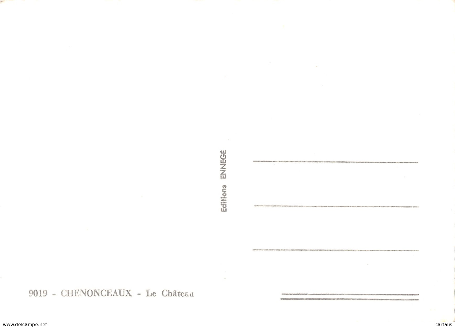 37-CHENONCEAUX-N°3813-B/0087 - Chenonceaux