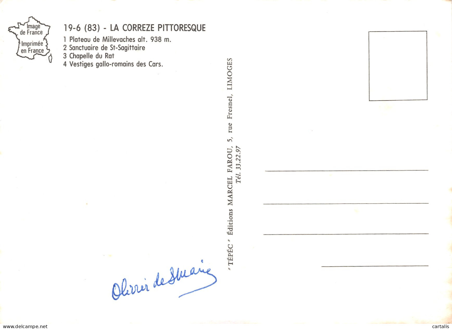 19-PLATEAU DES MILLEVACHES-N°3813-A/0239 - Altri & Non Classificati