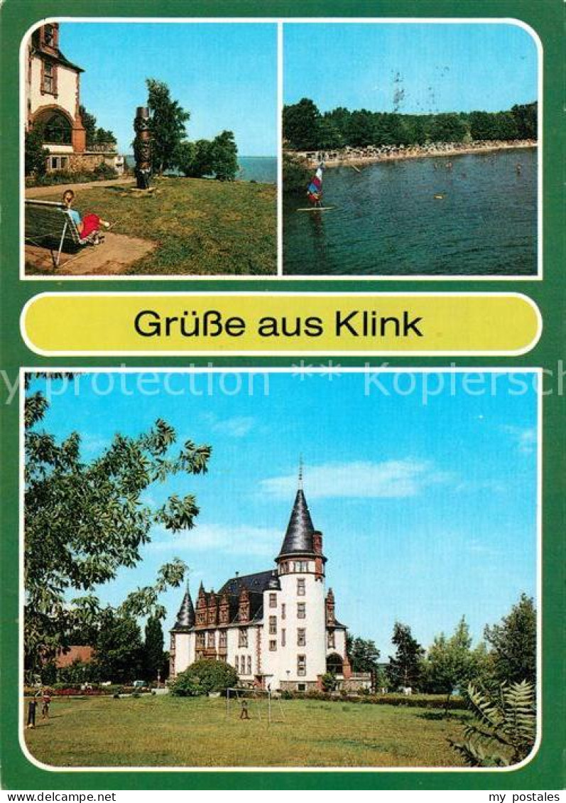 73029908 Klink Waren FDGB Erholungsheim Schloss Badestrand Klink Waren - Other & Unclassified