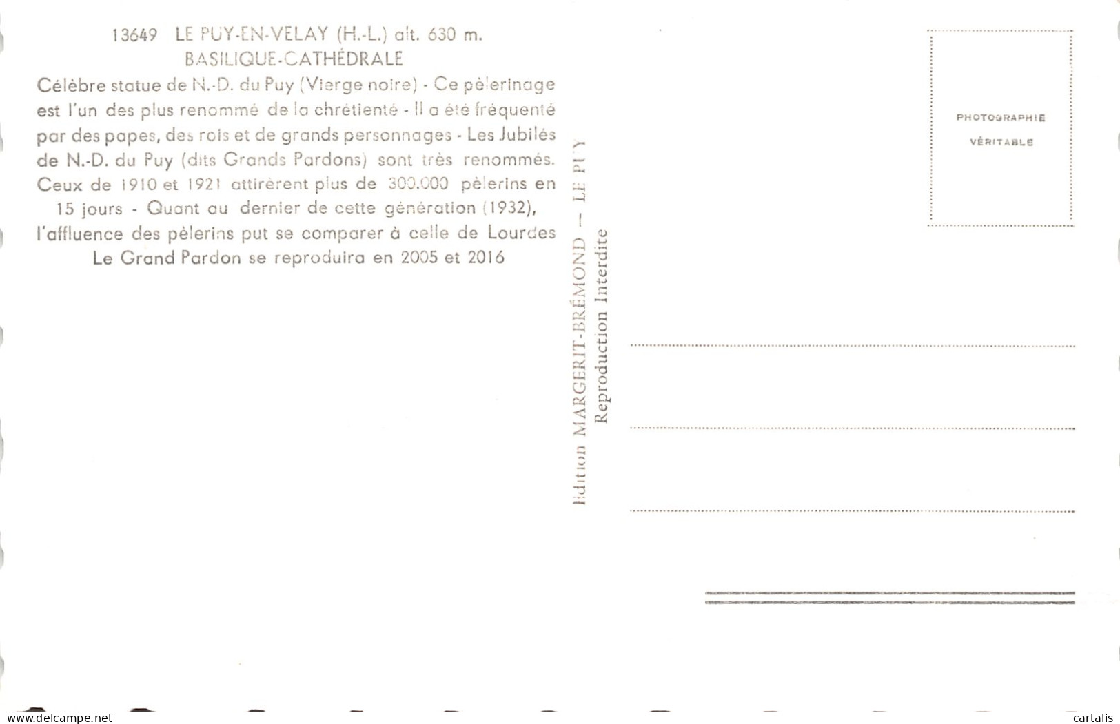 43-LE PUY EN VELAY-N°3813-E/0141 - Le Puy En Velay