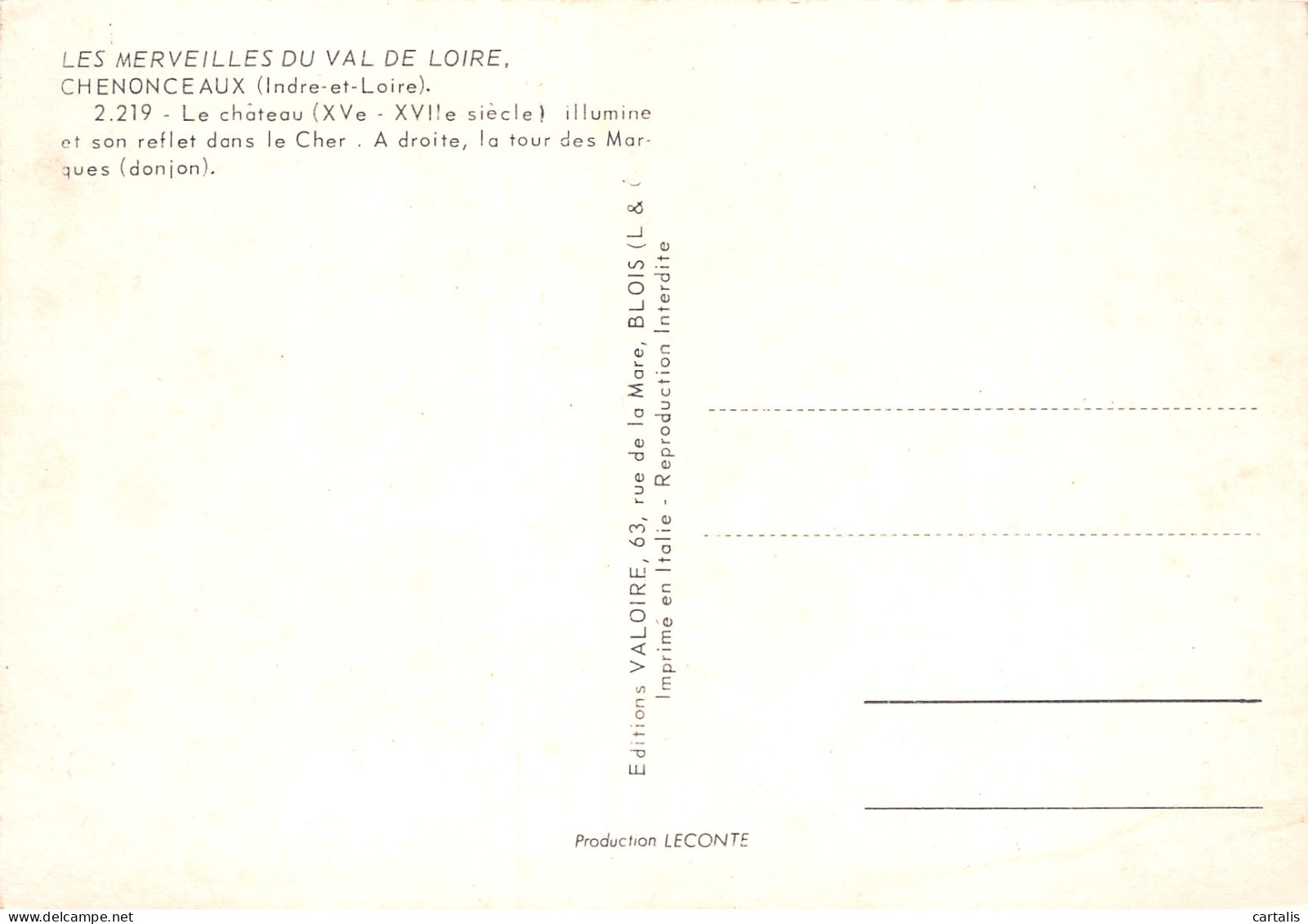 37-CHENONCEAUX-N°3814-C/0021 - Chenonceaux