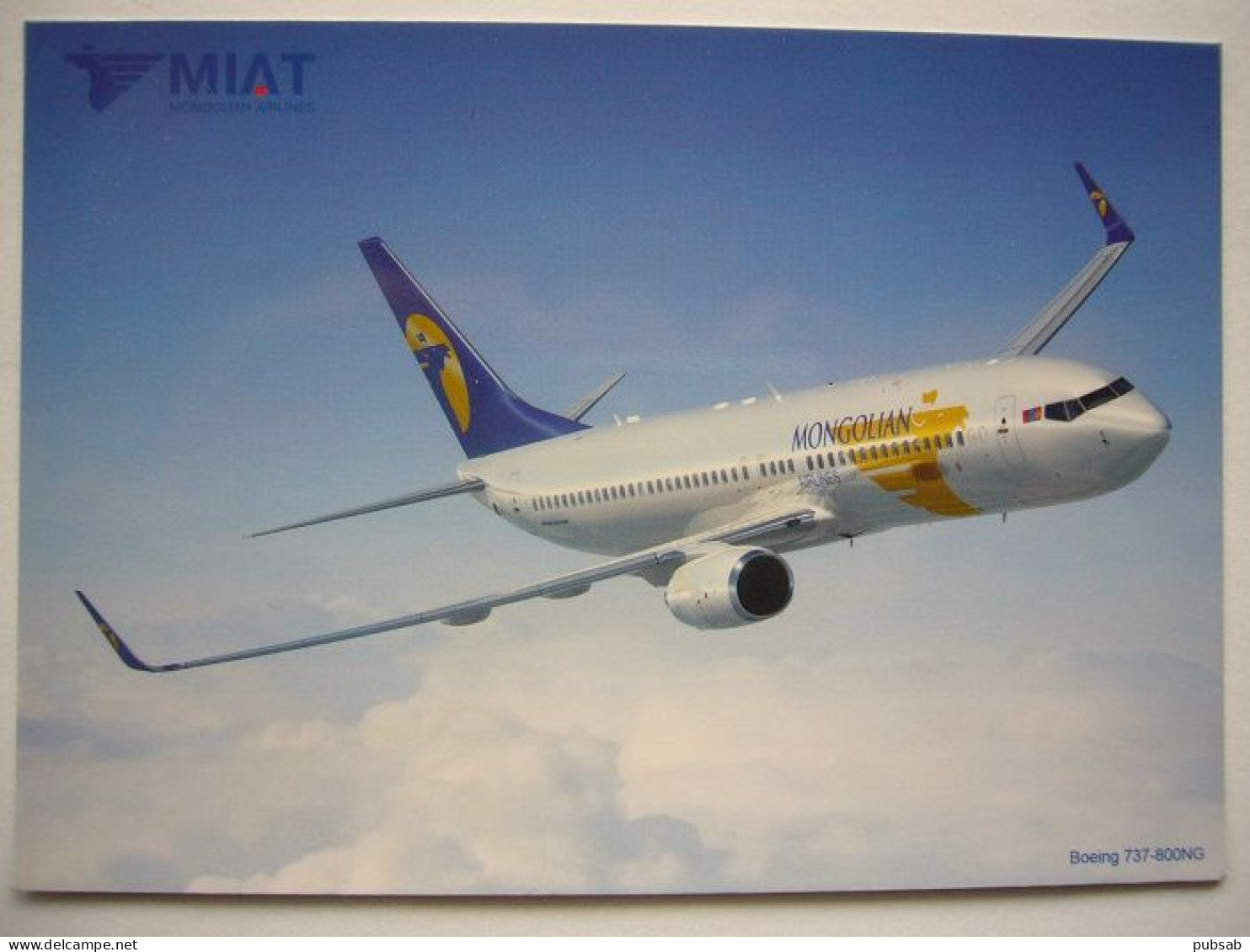 Avion / Airplane / MIAT - MONGOLIAN AIRLINES / Boeing B737-800 / Airline Issue - 1946-....: Moderne