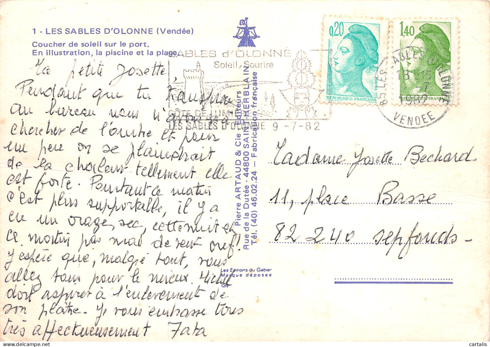 85-LES SABLES D OLONNE-N°3814-B/0191 - Sables D'Olonne