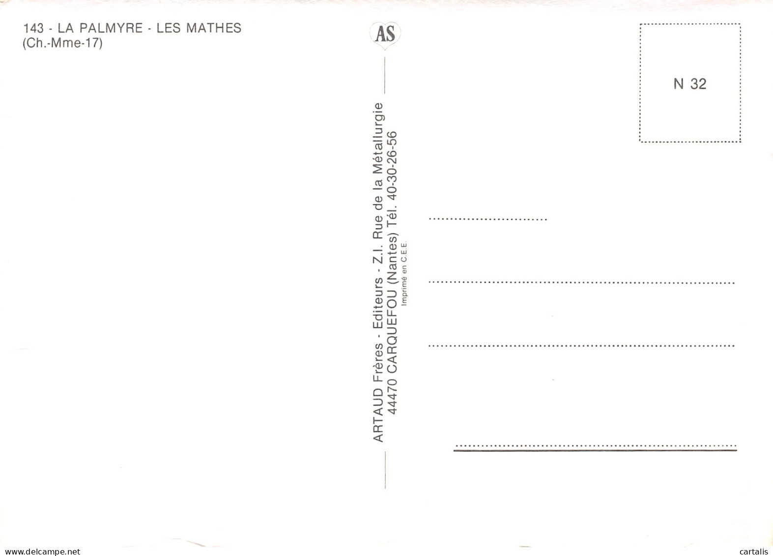 17-LA PALMYRE-N°3814-B/0189 - Other & Unclassified