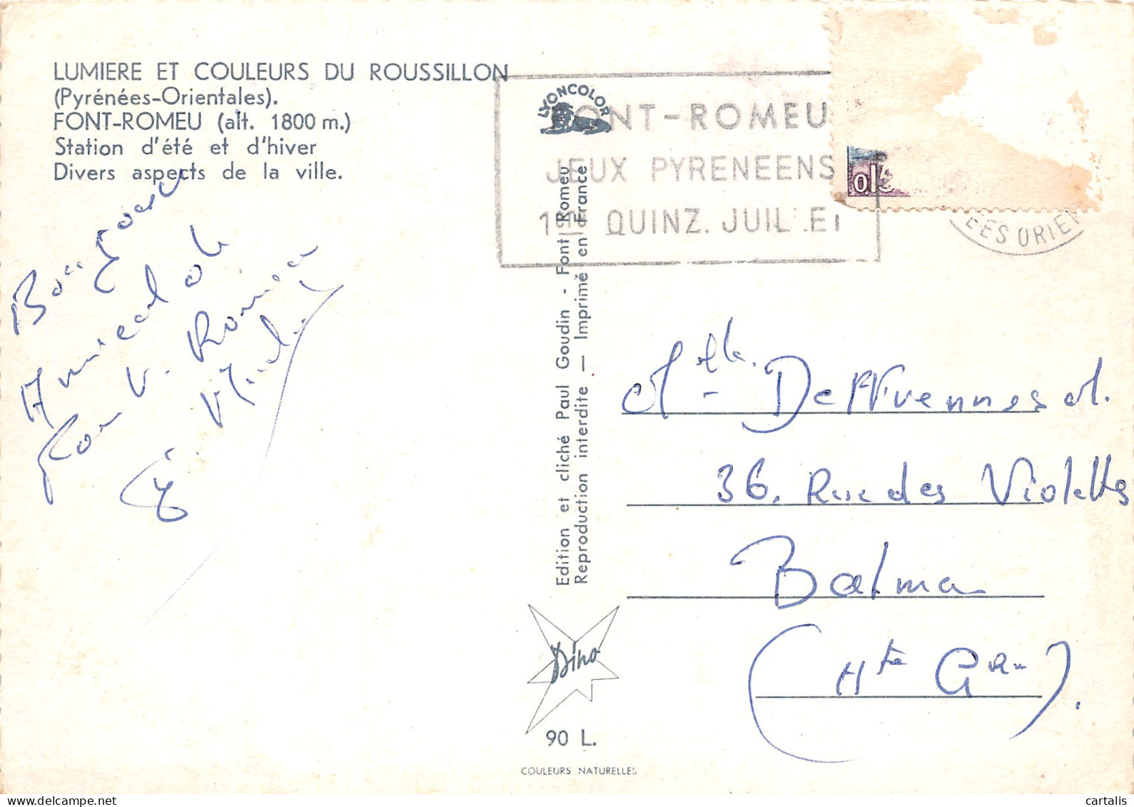 66-FONT ROMEU-N°3814-B/0079 - Andere & Zonder Classificatie