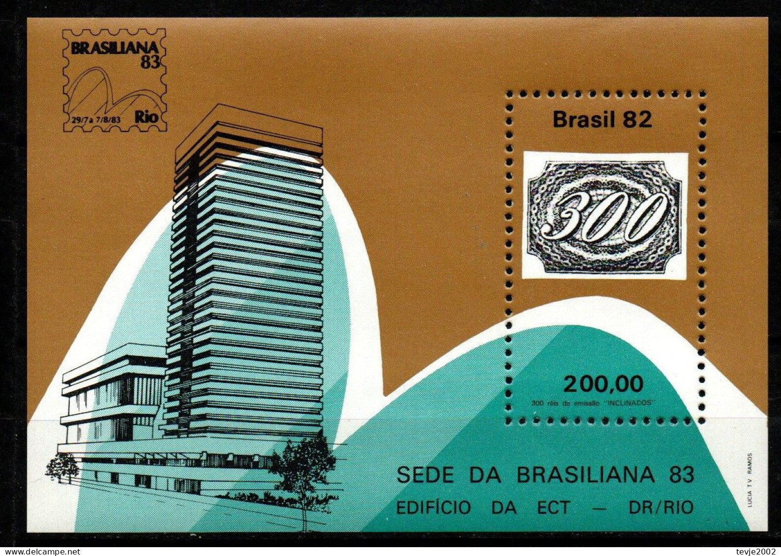 Brasilien Brasil 1982 - Mi.Nr. Block 53 - Postfrisch MNH - Blocchi & Foglietti