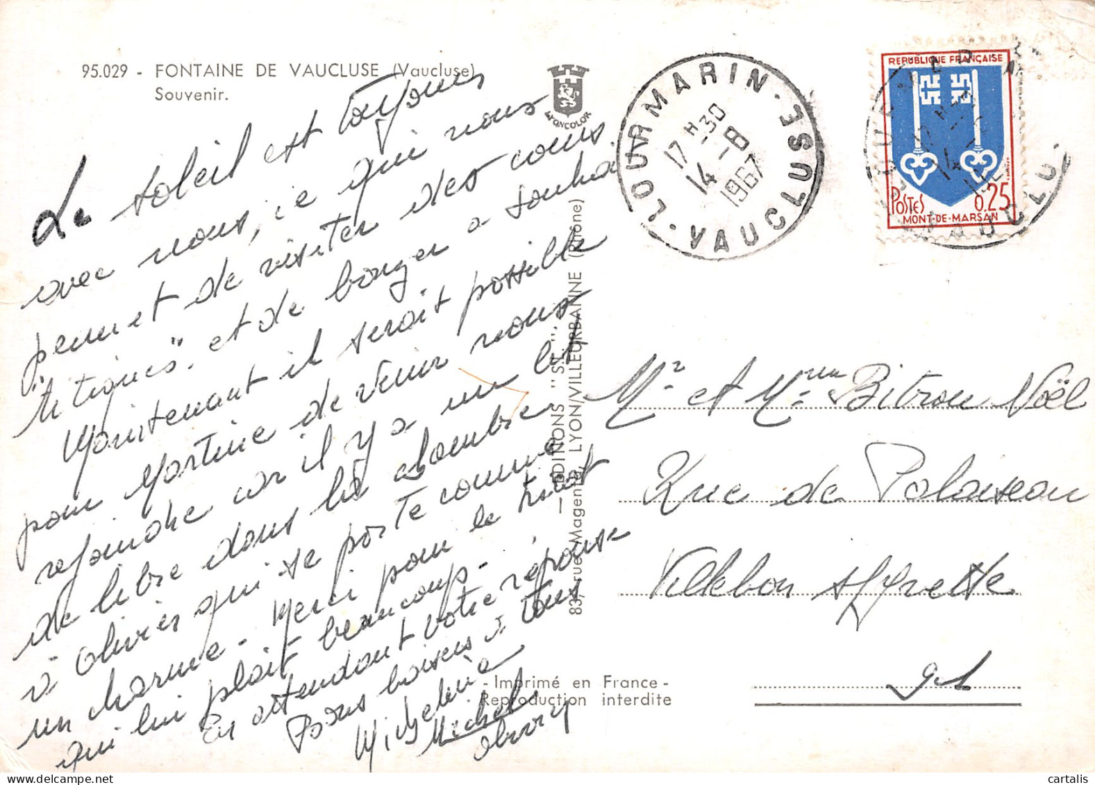 84-FONTAINE DE VAUCLUSE-N°3814-A/0301 - Other & Unclassified