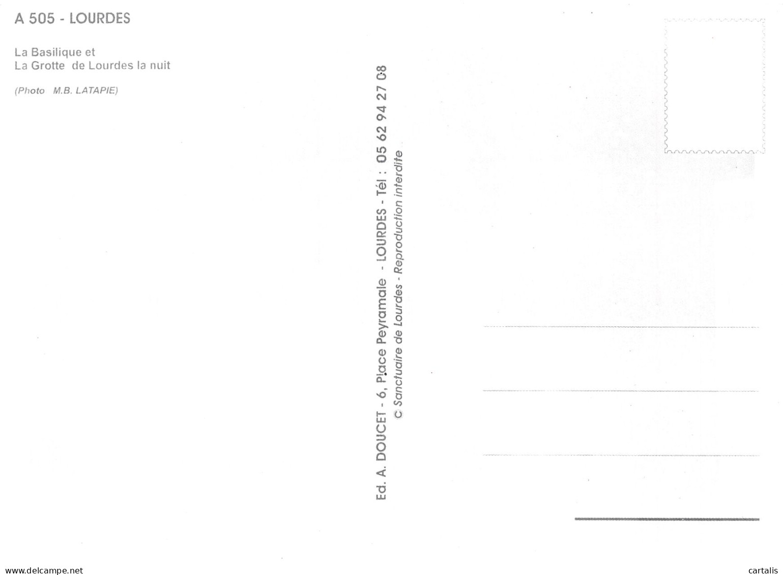 65-LOURDES-N°3815-A/0151 - Lourdes