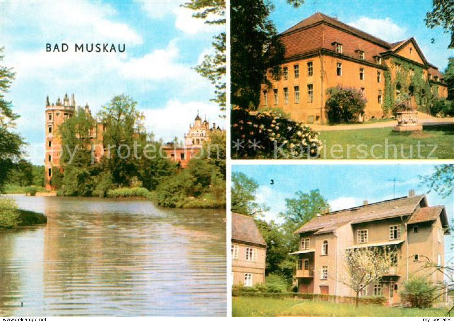 73029649 Bad Muskau Oberlausitz Schlossruine Moorbad Turmvilla  Bad Muskau Oberl - Bad Muskau