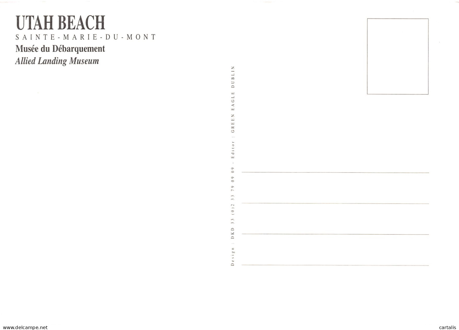 50-SAINTE MARIE DU MONT UTAH BEACH-N°3814-D/0353 - Sonstige & Ohne Zuordnung