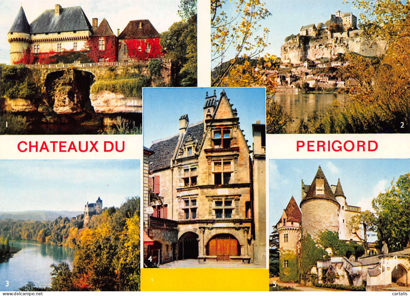 24-CHATEAUX DU PERIGORD-N°3814-D/0241 - Other & Unclassified