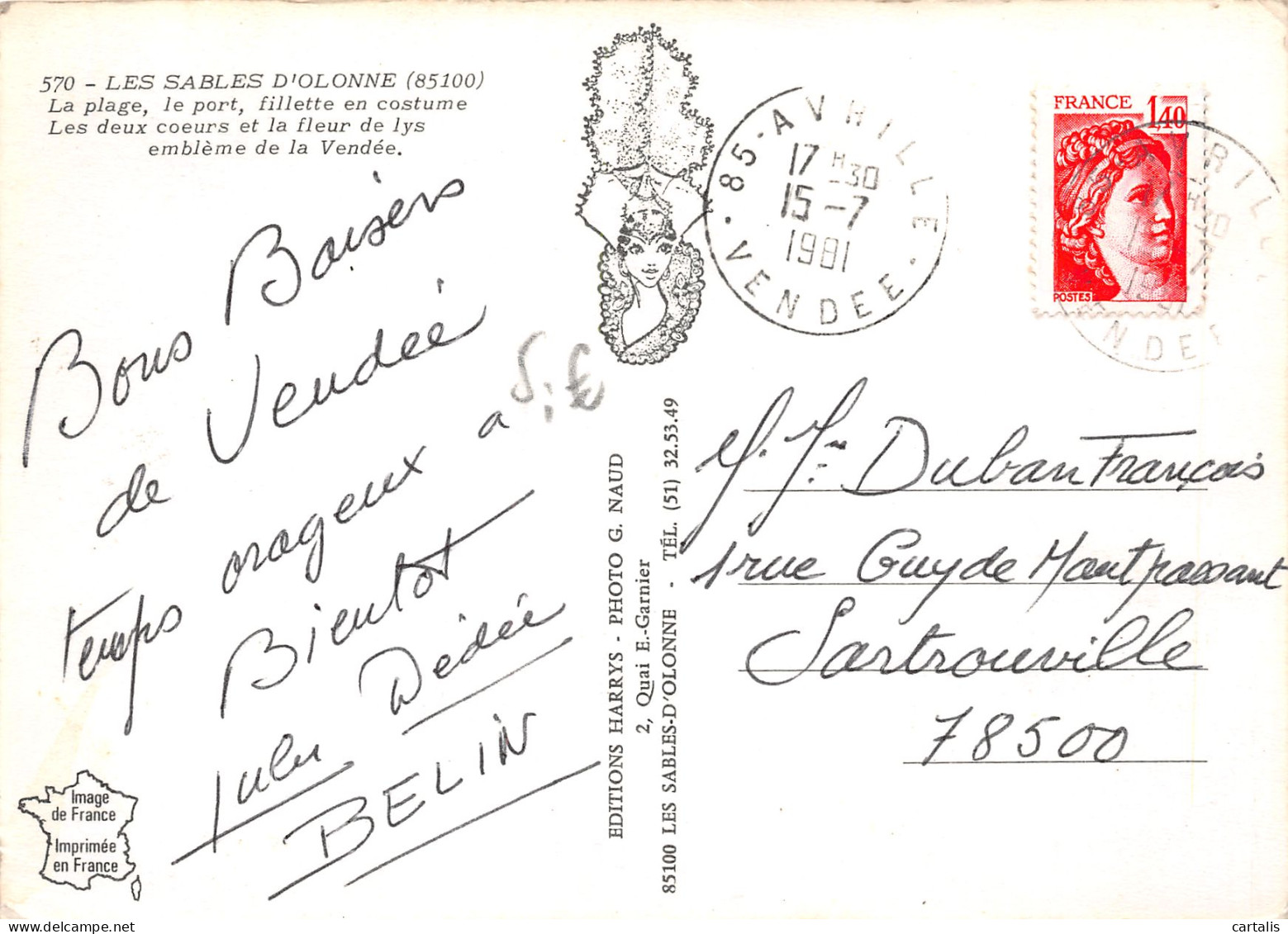 85-LES SABLES D OLONNE-N°3814-D/0221 - Sables D'Olonne