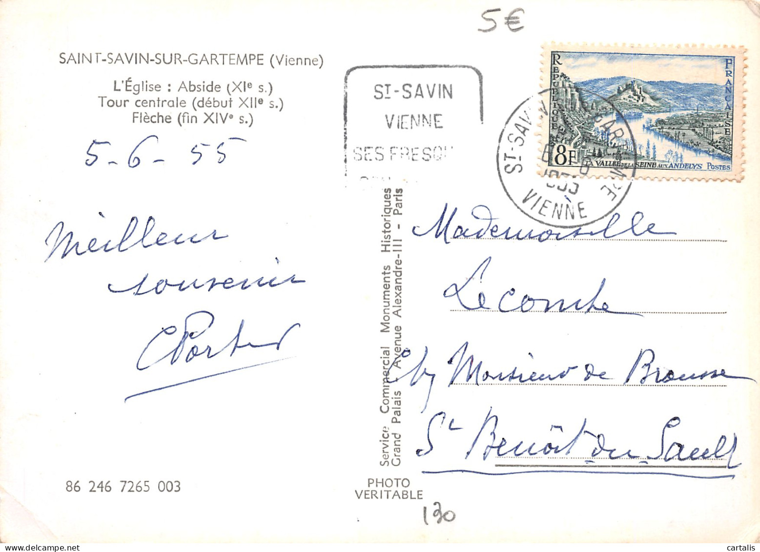 86-SAINT SAVIN SUR GARTEMPE-N°3814-D/0135 - Chauvigny