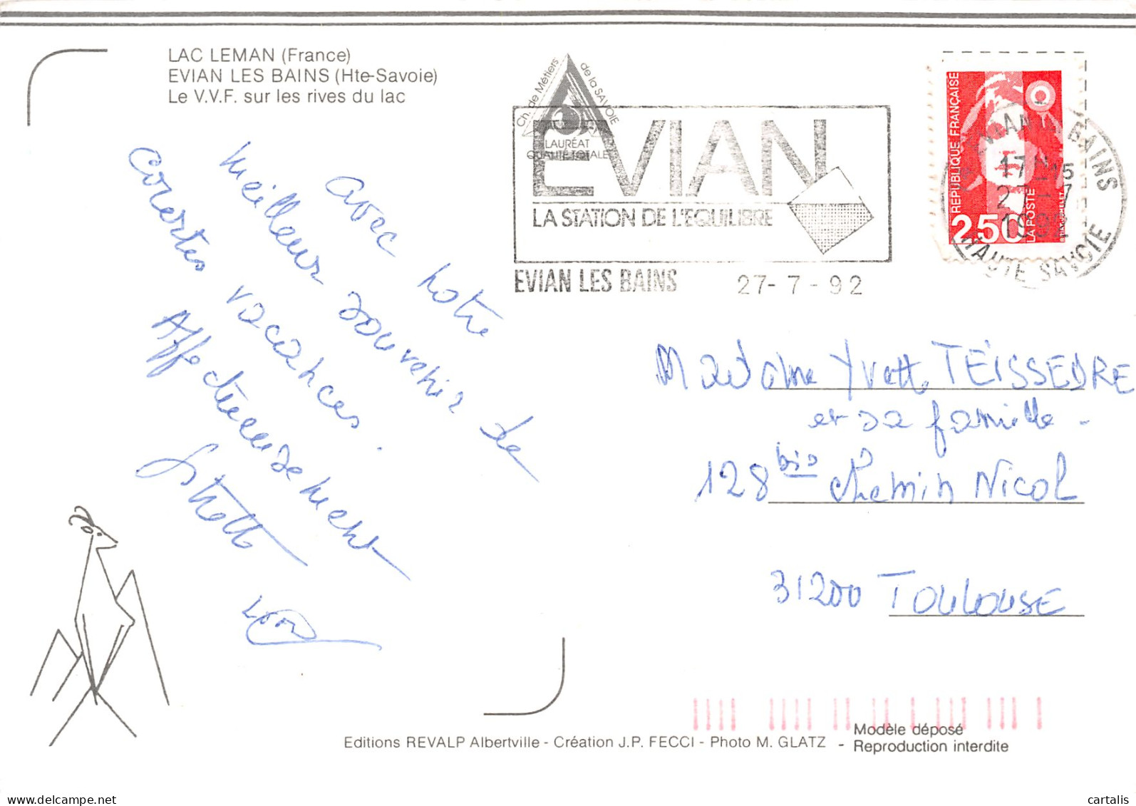 74-EVIAN LES BAINS-N°3815-D/0099 - Evian-les-Bains