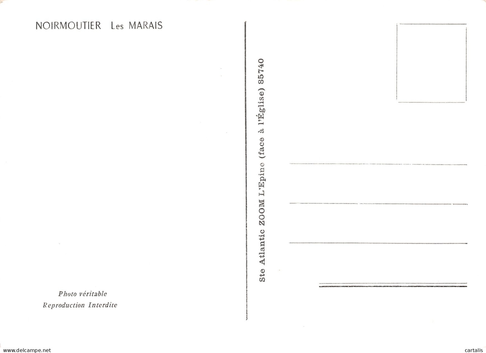 85-NOIRMOUTIER LES MARAIS-N°3815-C/0367 - Noirmoutier