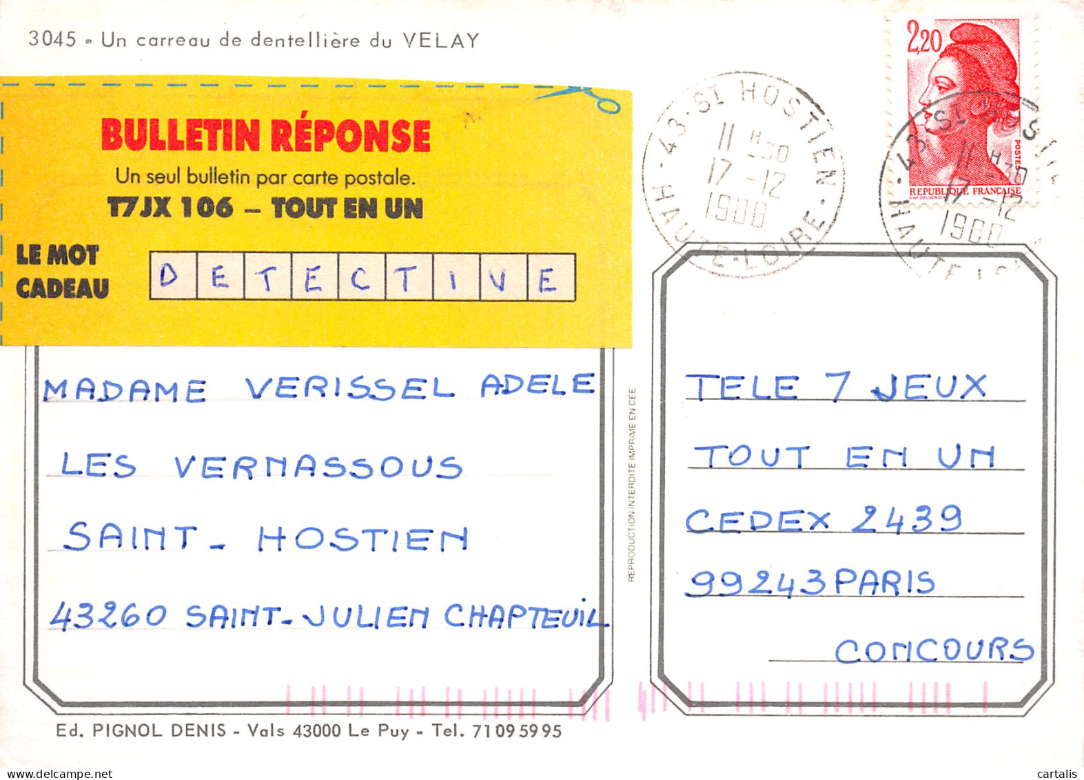 43-VELAY-N°3815-C/0277 - Other & Unclassified
