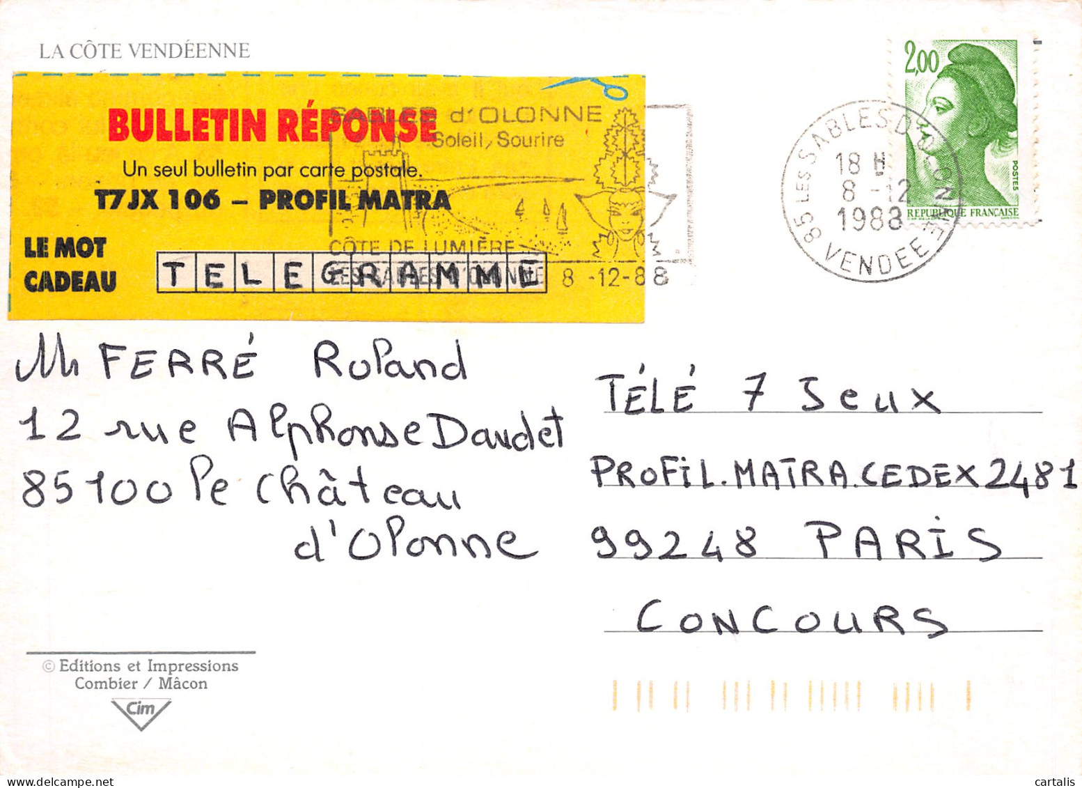 85-LA COTE VENDEENNE-N°3815-C/0163 - Other & Unclassified