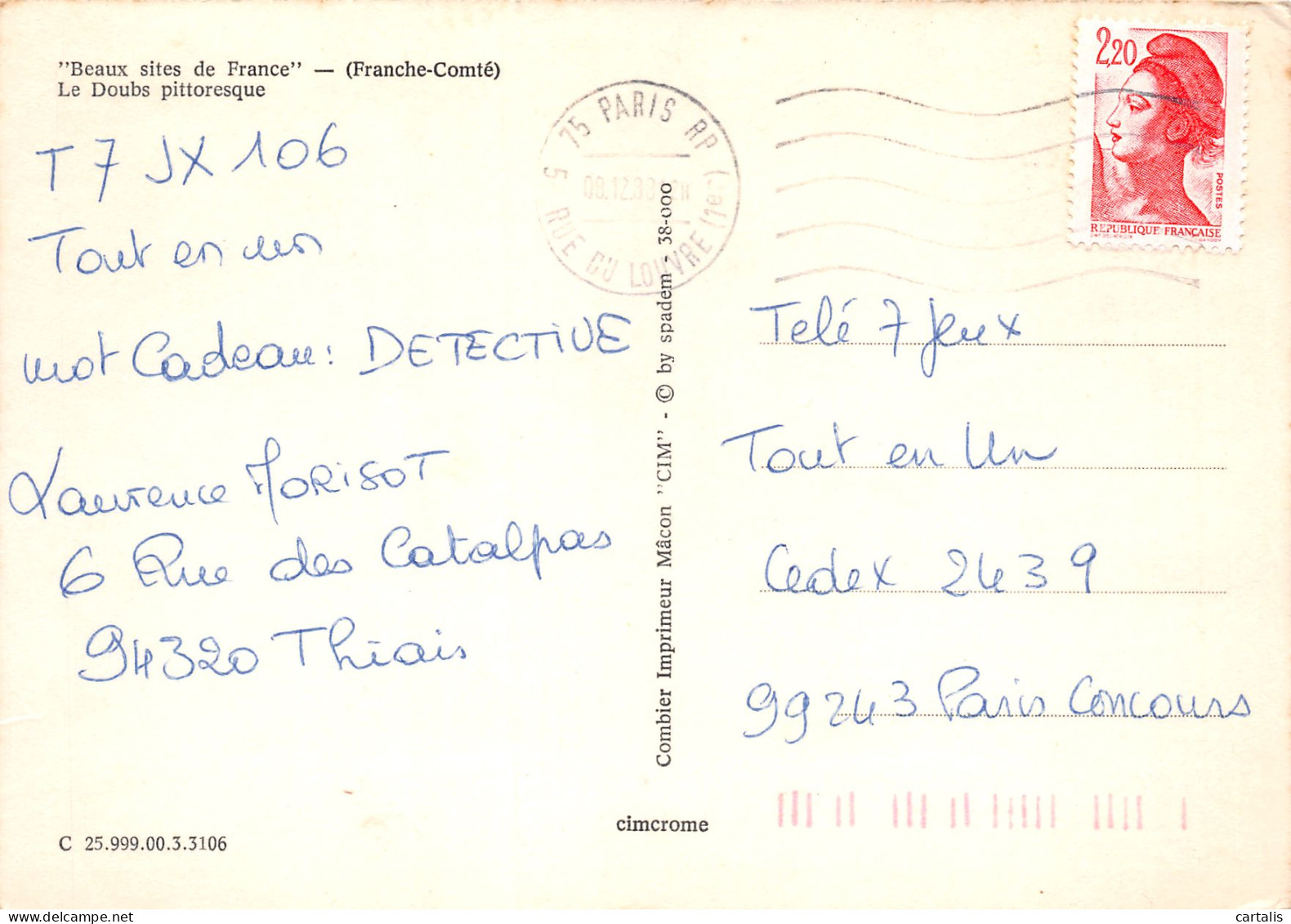 25-LE DOUBS-N°3815-C/0165 - Other & Unclassified