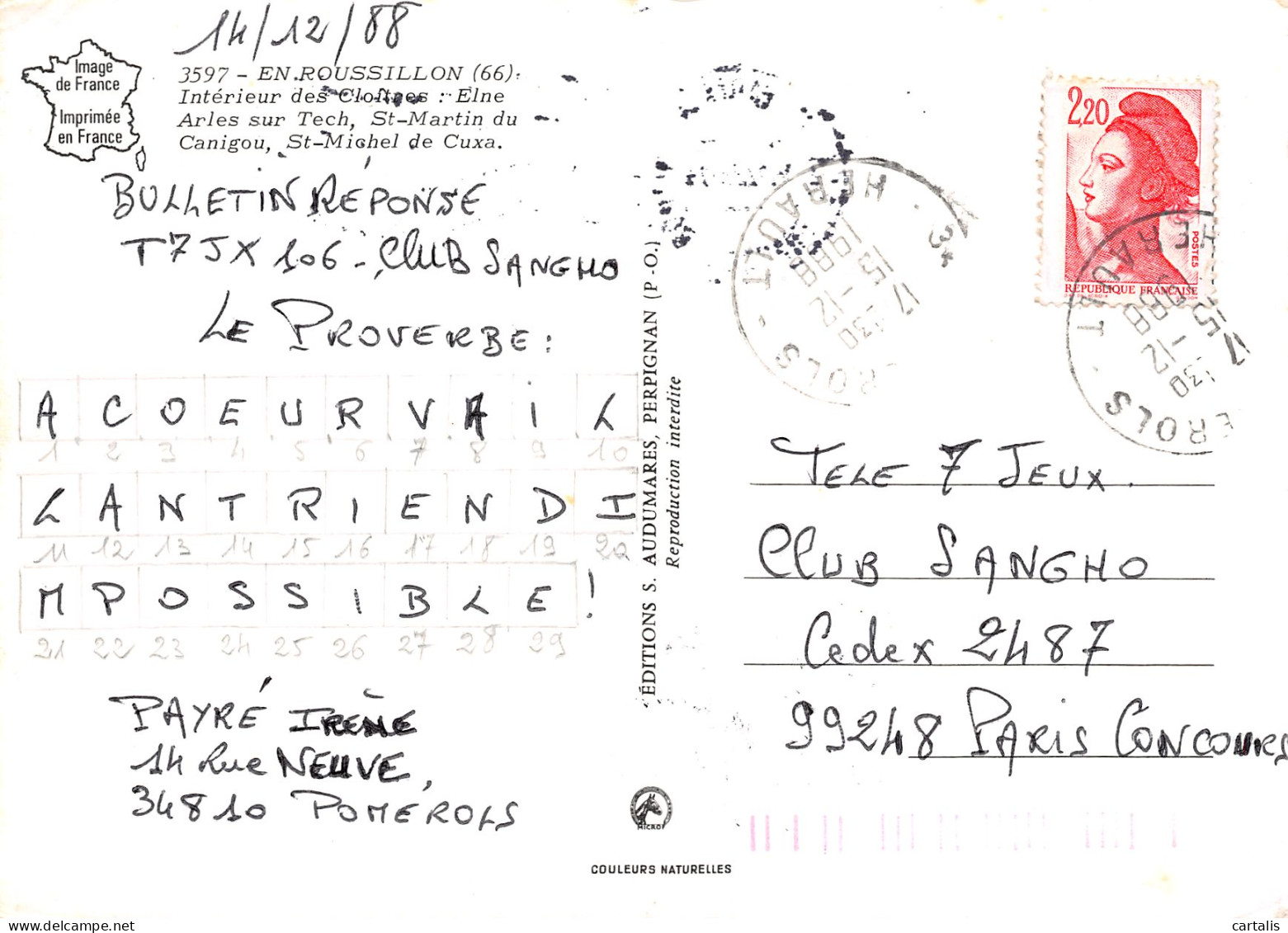 66-EN ROUSSILLON-N°3815-C/0141 - Other & Unclassified