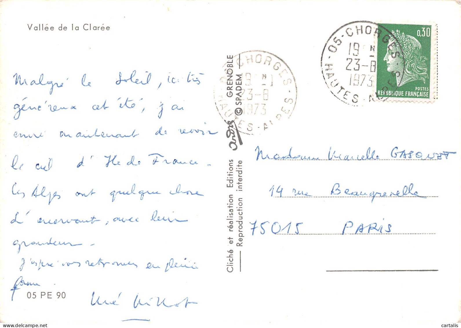 05-VALLEE DE LA CLAREE-N°3815-B/0327 - Andere & Zonder Classificatie