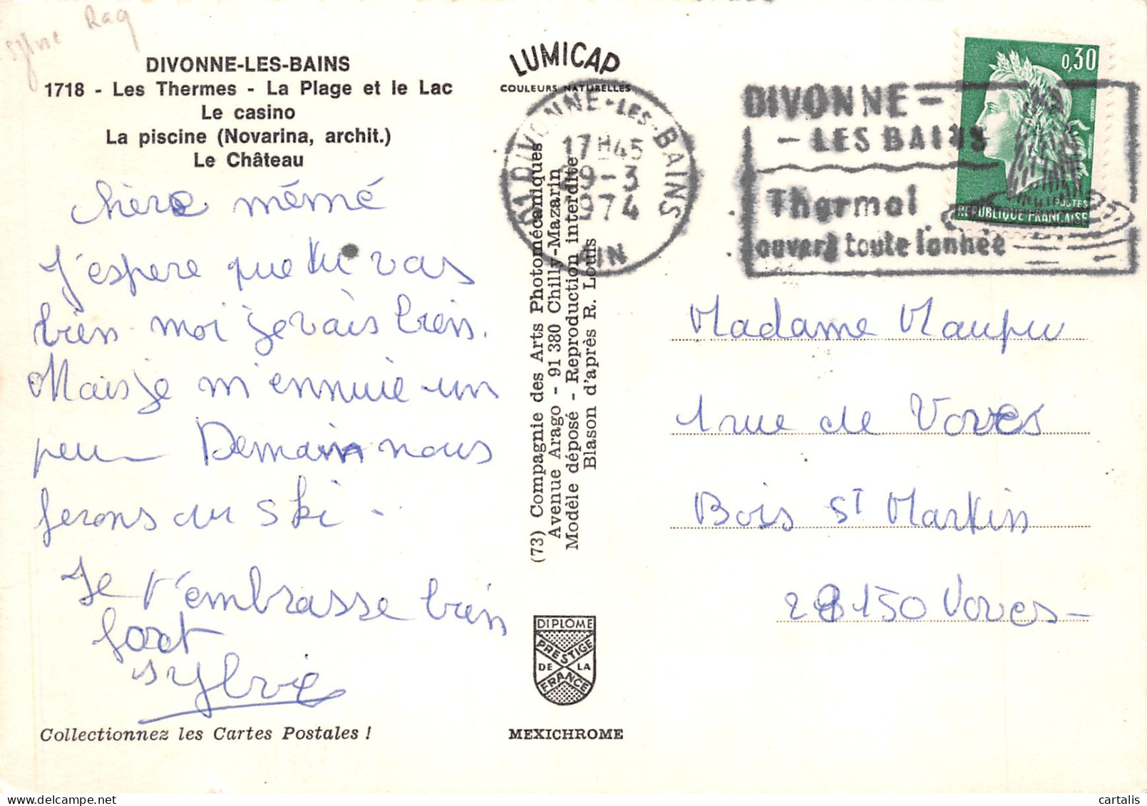 01-DIVONNE LES BAINS-N°3815-B/0277 - Divonne Les Bains