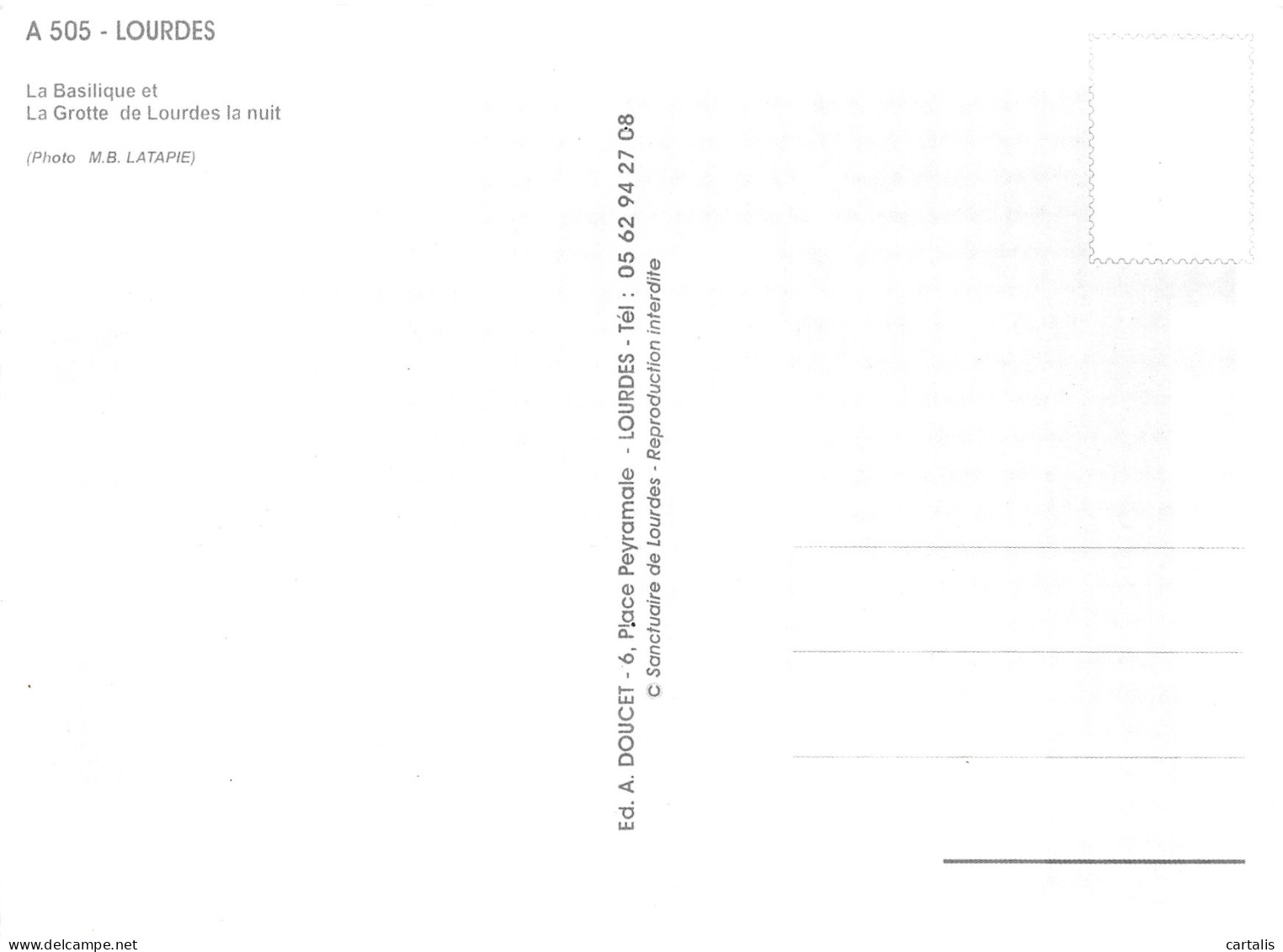 65-LOURDES-N°3815-B/0267 - Lourdes