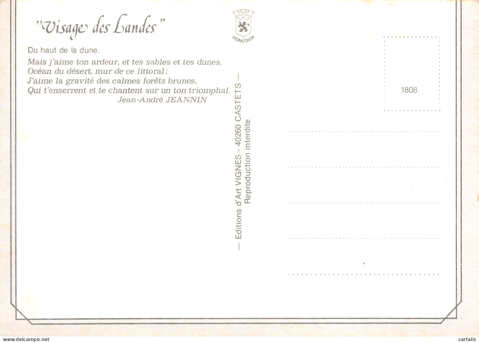 40-LES LANDES-N°3815-B/0247 - Other & Unclassified