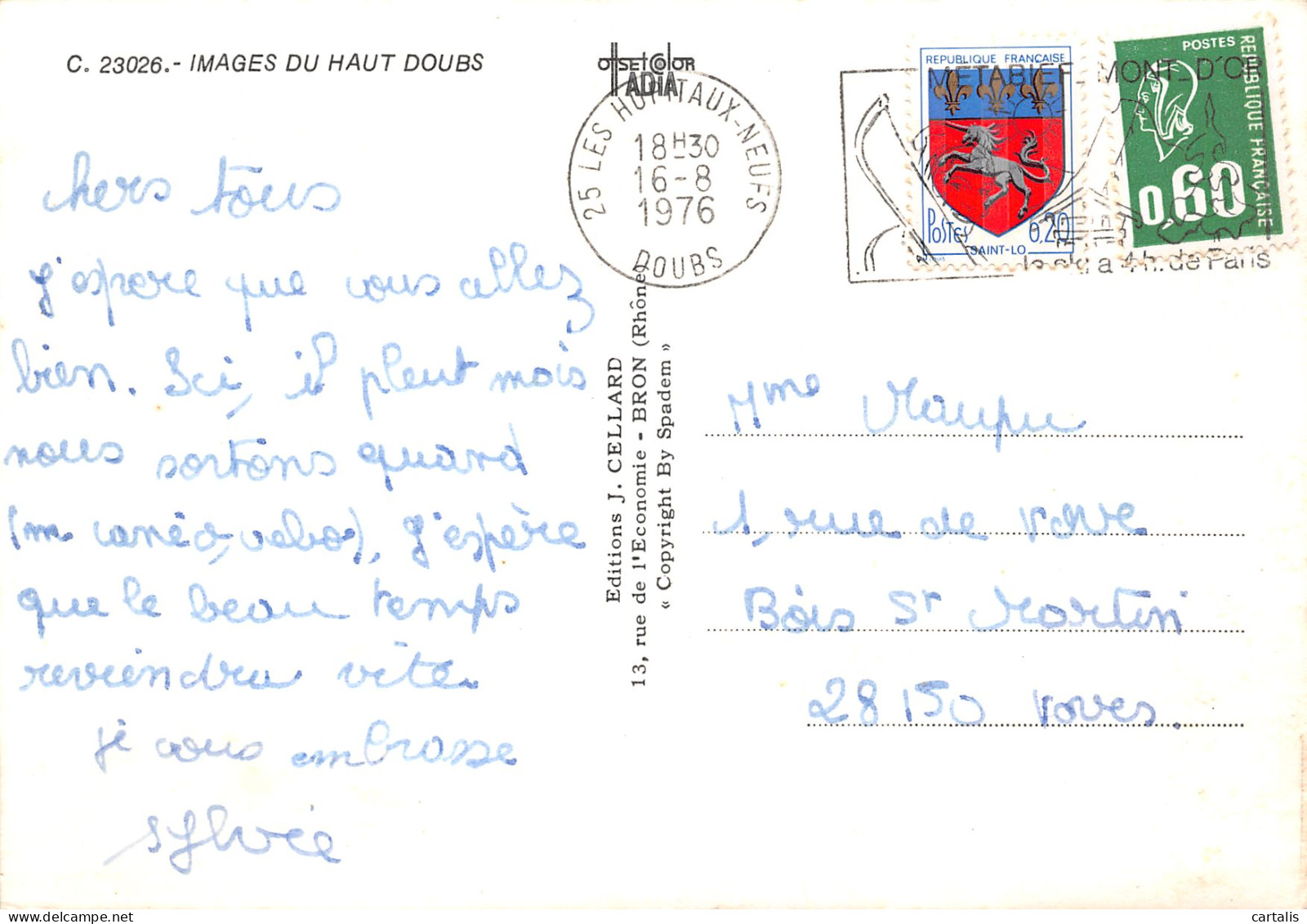 25-HAUT DOUBS-N°3815-B/0223 - Other & Unclassified