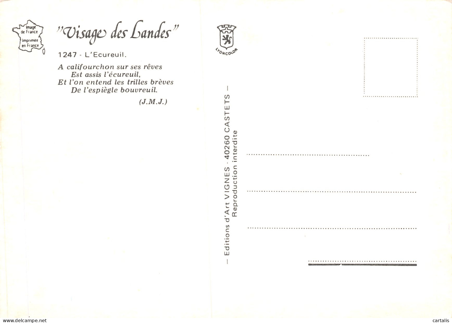 40-LES LANDES-N°3815-B/0185 - Otros & Sin Clasificación