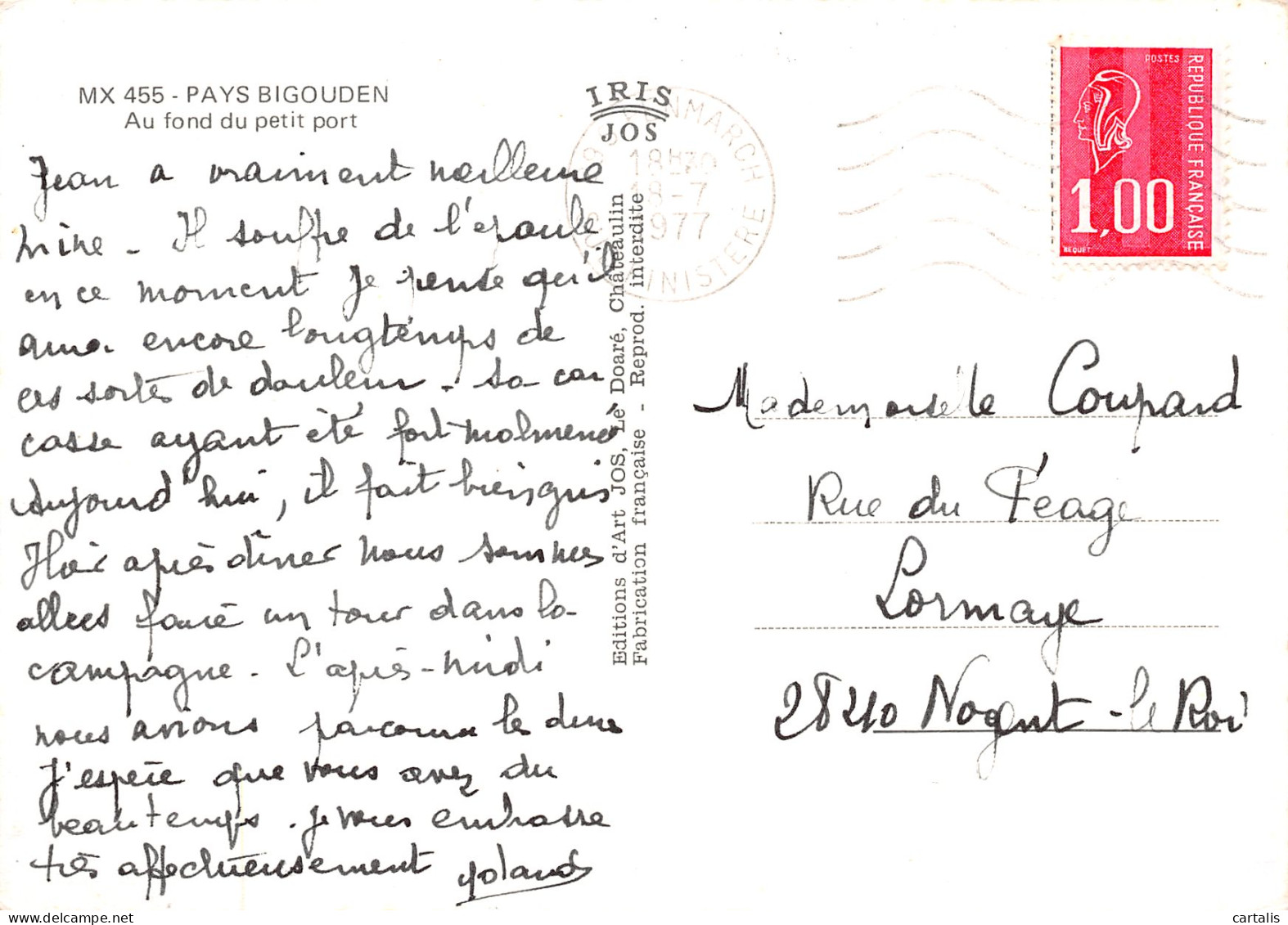 29-PAYS BIGOUDEN-N°3815-B/0033 - Other & Unclassified