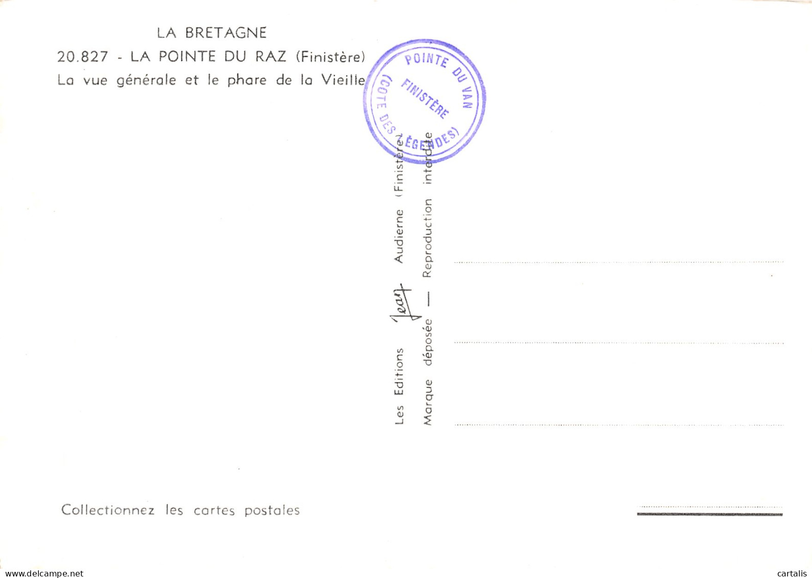 29-POINTE DU RAZ-N°3815-A/0325 - Other & Unclassified