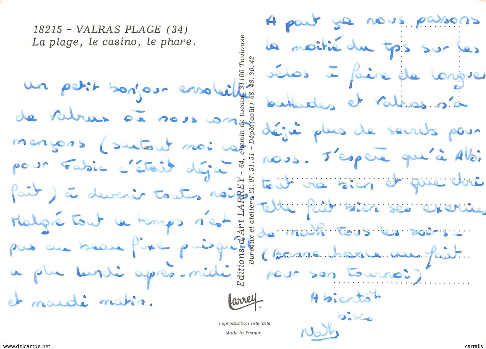 34-VALRAS PLAGE-N°3816-A/0231 - Andere & Zonder Classificatie