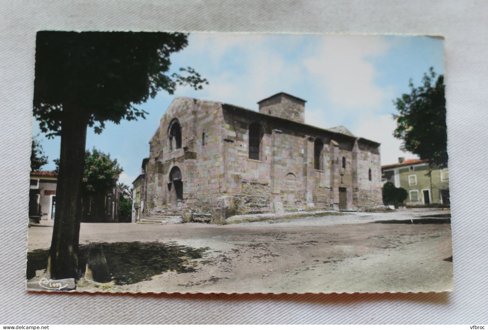 N670, Cpsm, Beaumont Lès Valence, Temple Et église, Drôme 26 - Autres & Non Classés