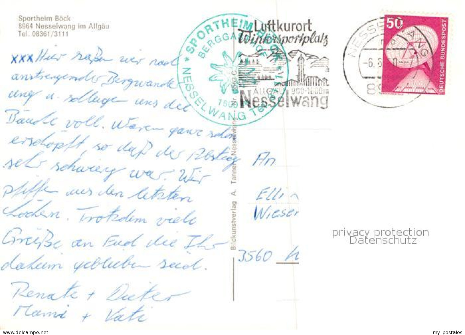 73029121 Nesselwang Sportheim Boeck Nesselwang - Andere & Zonder Classificatie