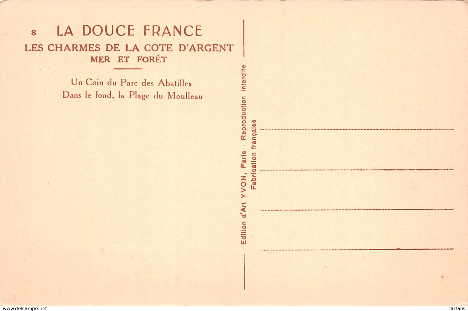 33-LA COTE D ARGENT-N°3815-E/0261 - Andere & Zonder Classificatie