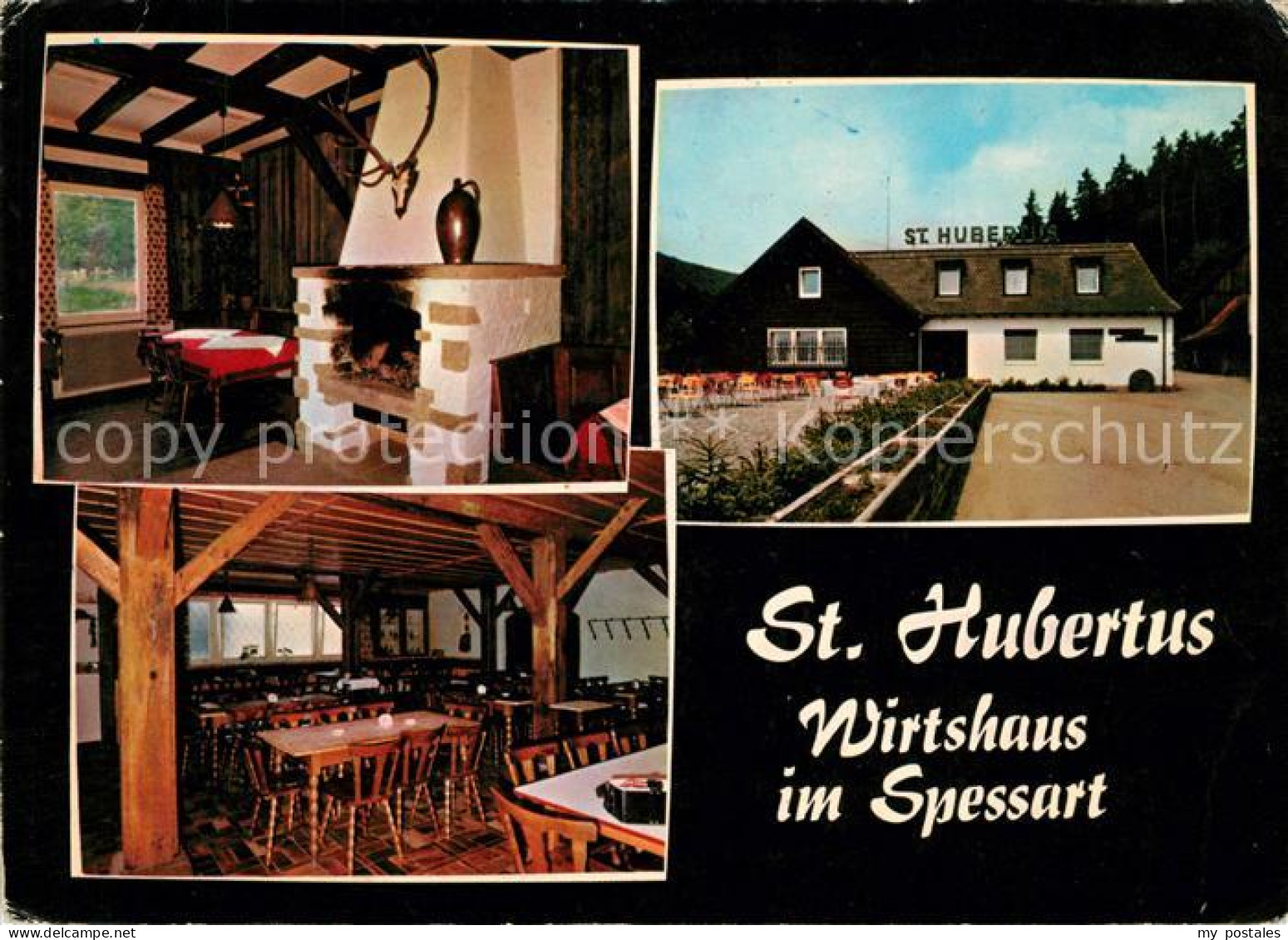 73029117 Windheim Hafenlohr Sankt Hubertus Wirtshaus Im Spessart Windheim Hafenl - Andere & Zonder Classificatie