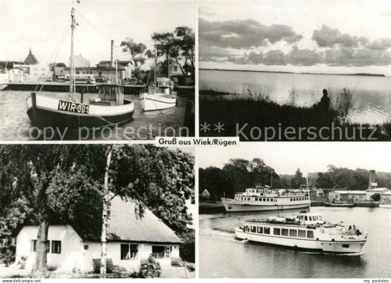 73029110 Wiek Ruegen Hafen Faehrschiff  Wiek Ruegen - Autres & Non Classés