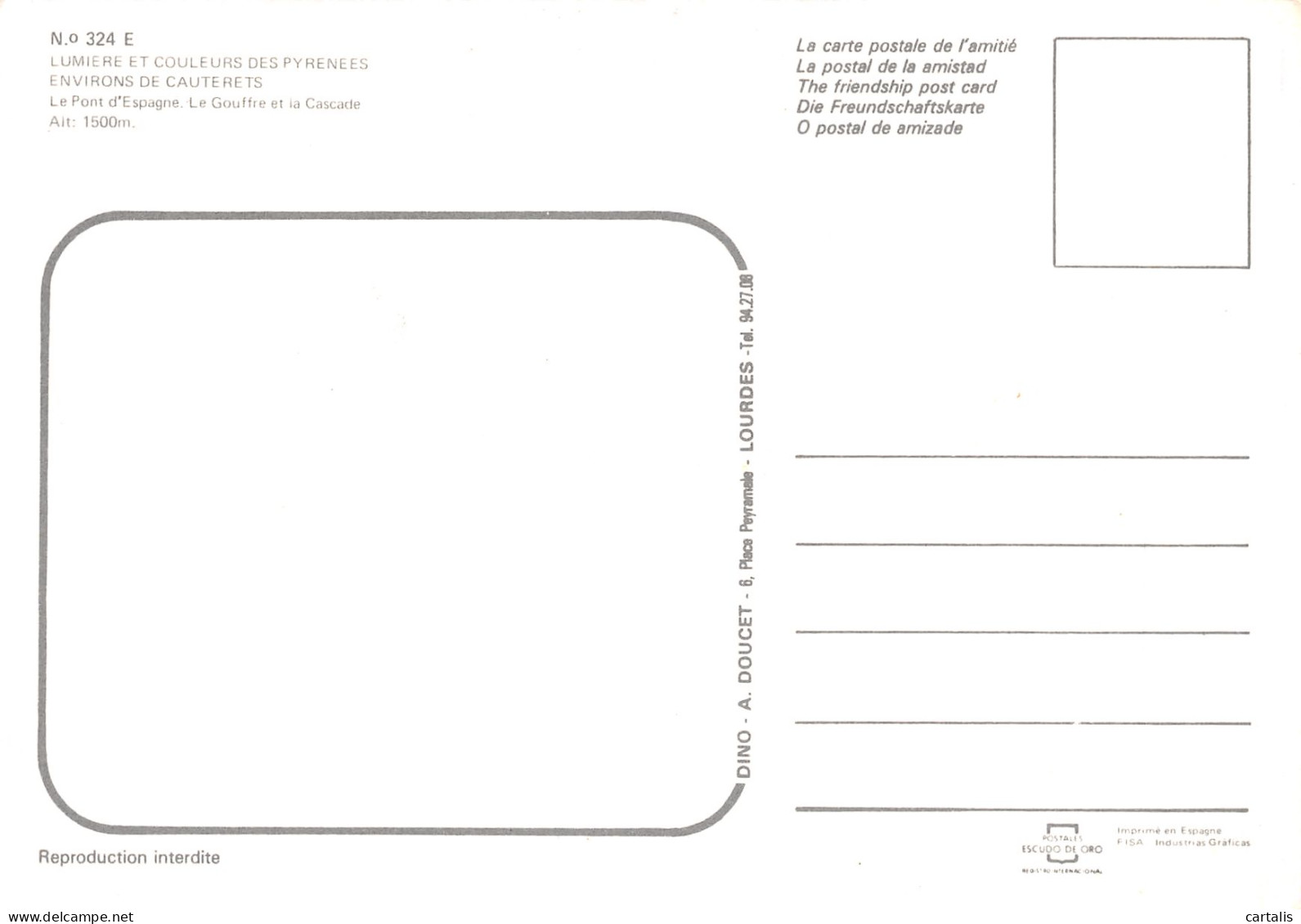 65-CAUTERETS-N°3815-D/0157 - Cauterets