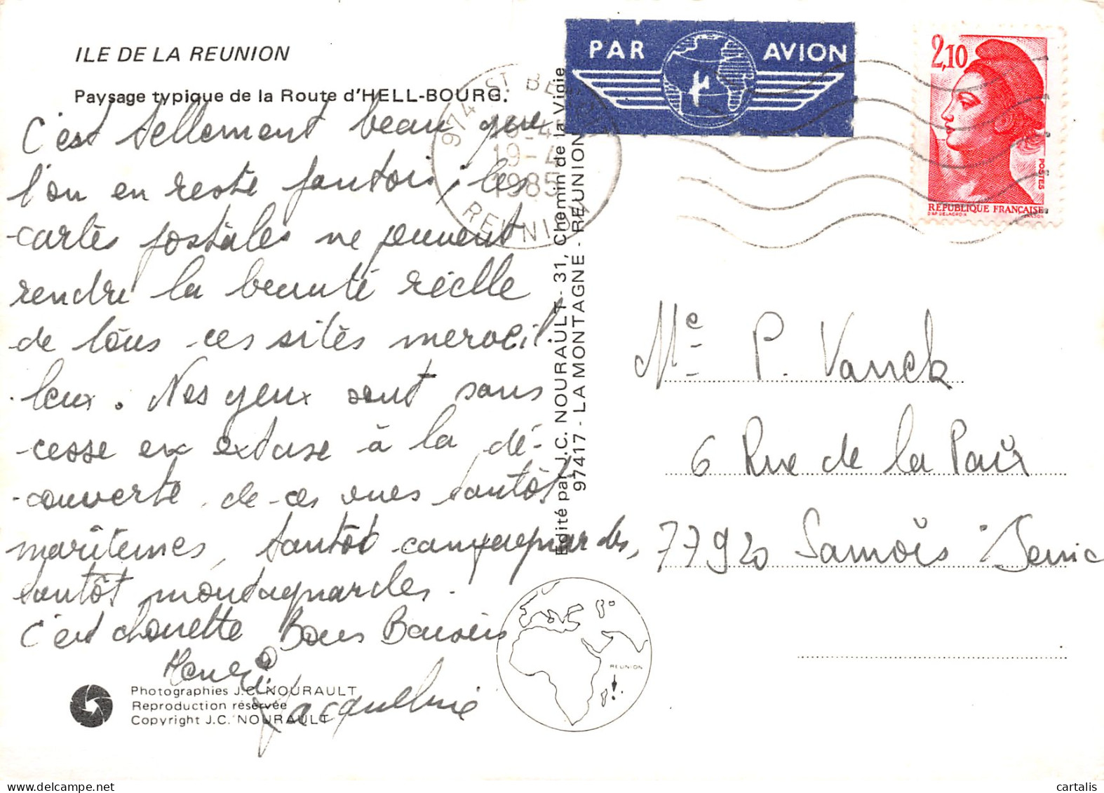 974-ILE DE LA REUNION-N°3816-D/0089 - Other & Unclassified