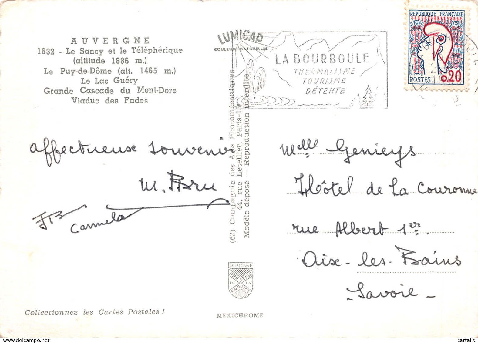 63-AUVERGNE-N°3816-C/0353 - Sonstige & Ohne Zuordnung