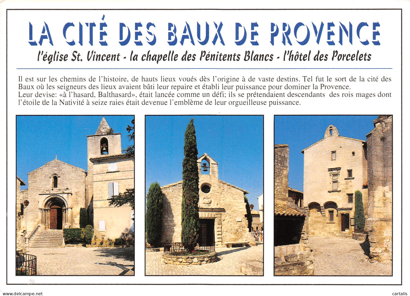 13-LES BAUX DE PROVENCE-N°3816-B/0383 - Les-Baux-de-Provence