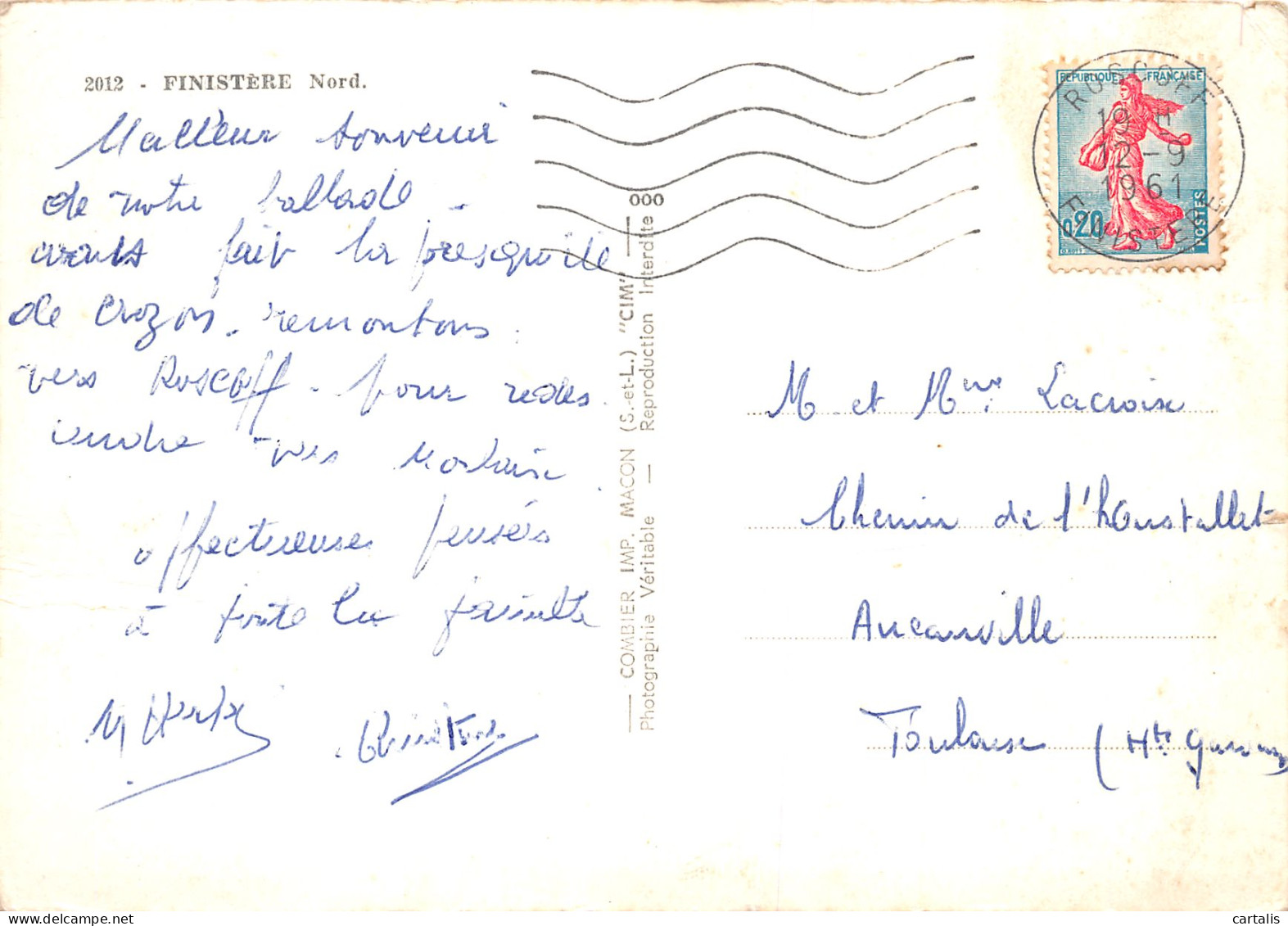 29-FINISTERE-N°3816-B/0181 - Other & Unclassified