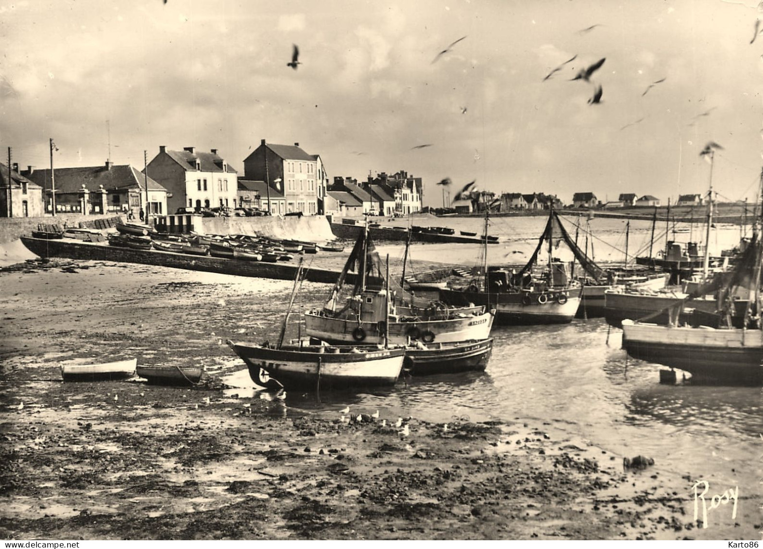 La Turballe * Le Port à Marée Basse * Bateaux De Pêche - La Turballe