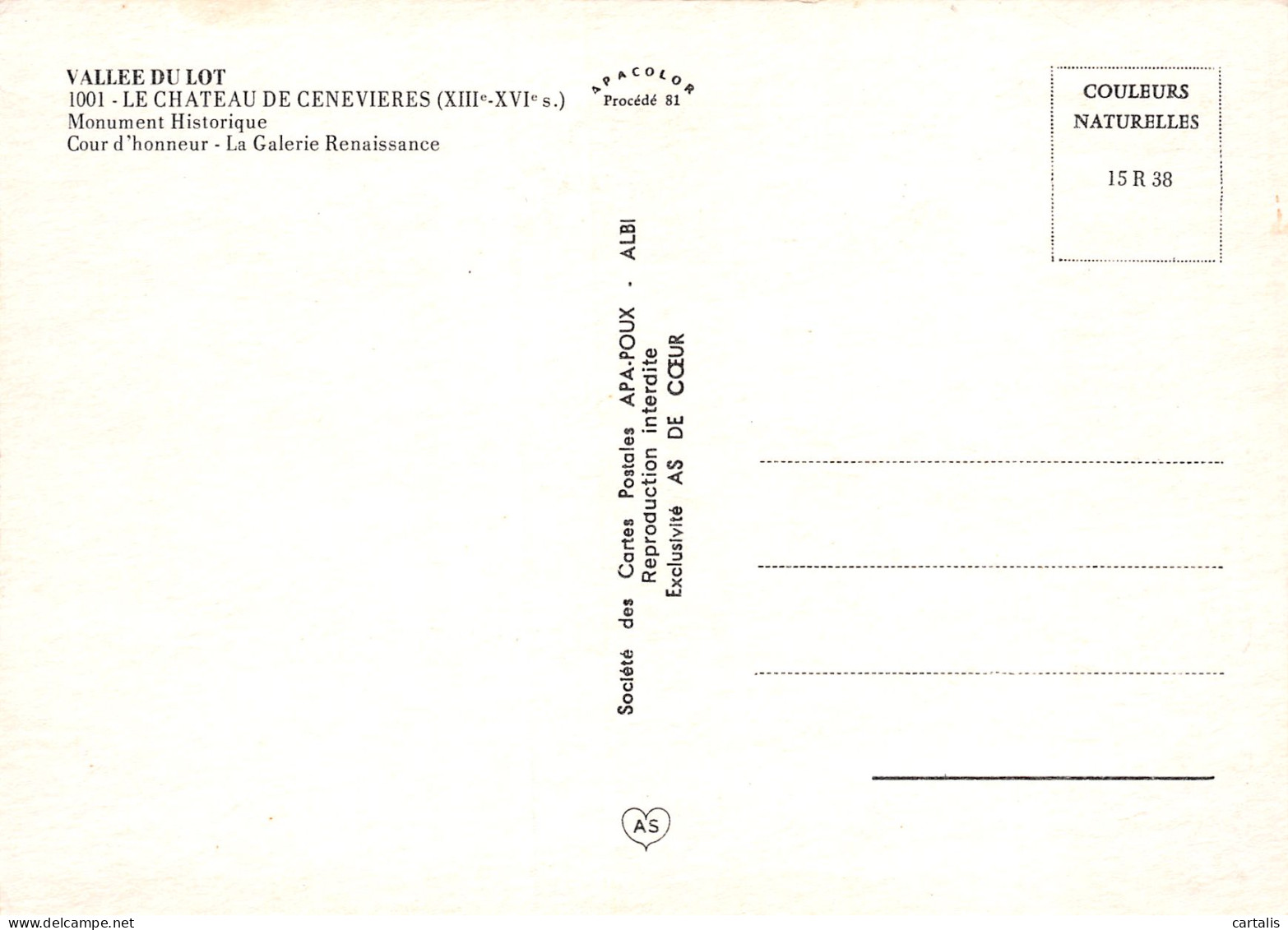46-CENEVIERES -N°3816-A/0369 - Other & Unclassified