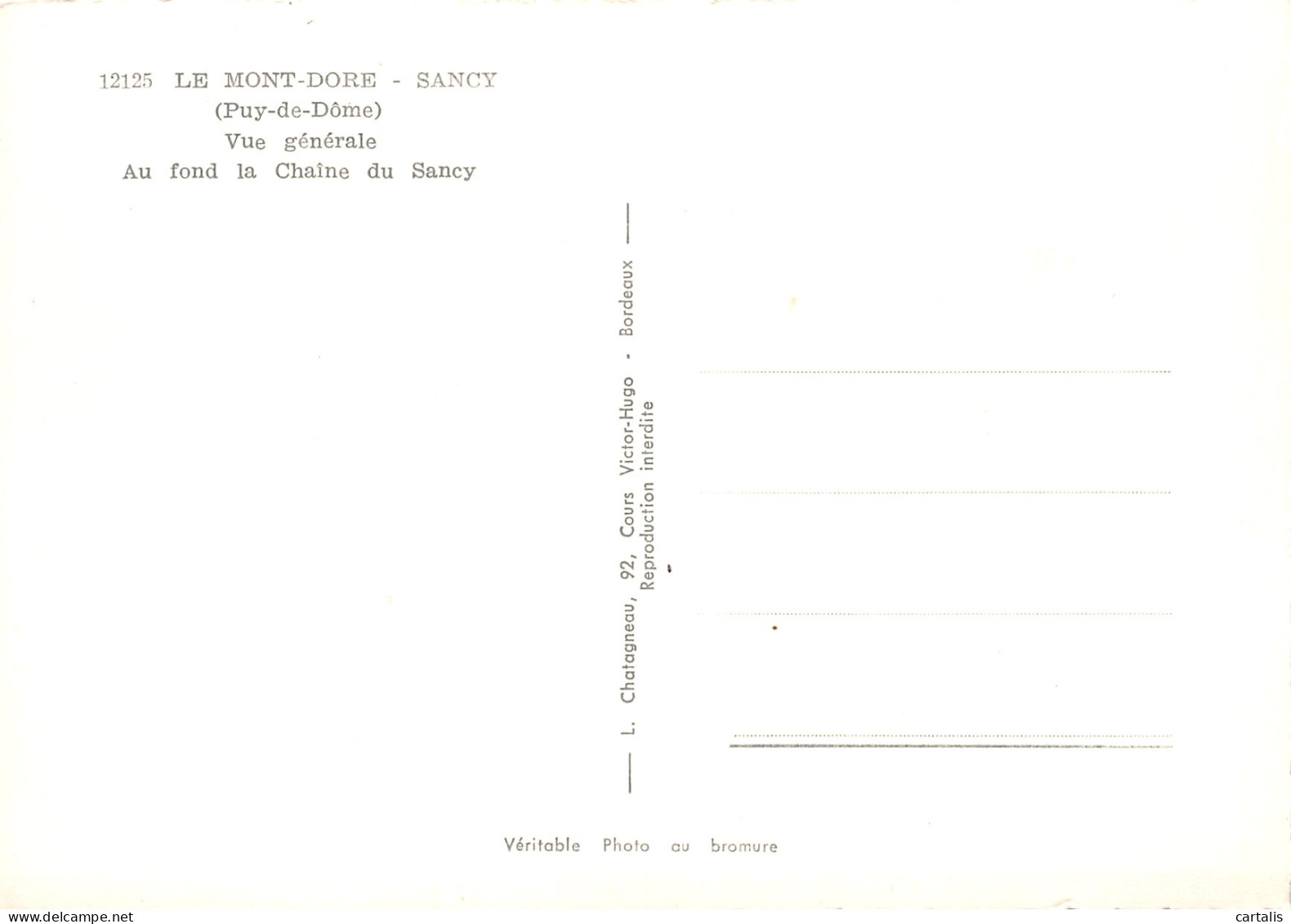 63-LE MONT DORE-N°3817-A/0235 - Le Mont Dore