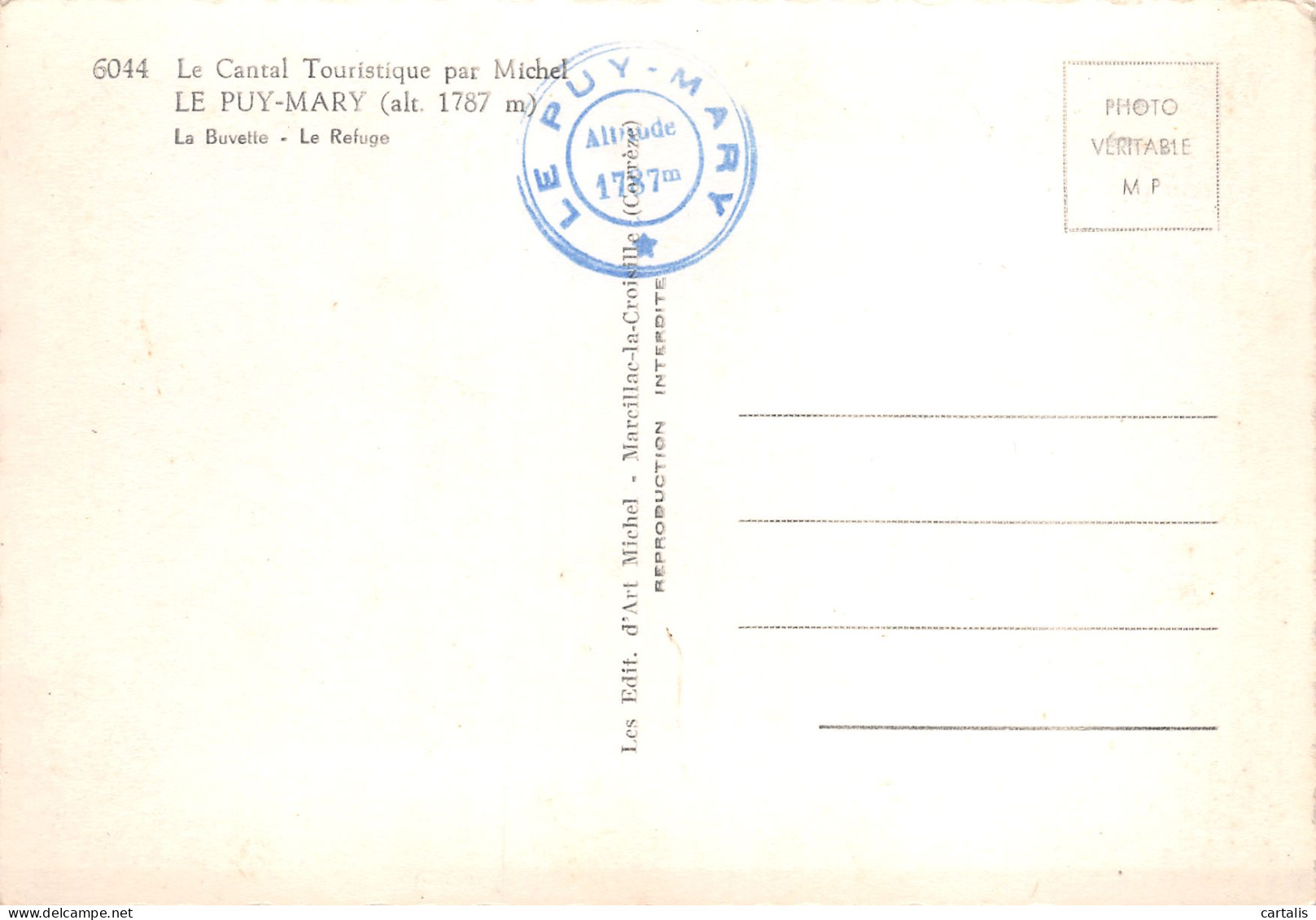 15-LE PUY MARY-N°3817-A/0229 - Other & Unclassified