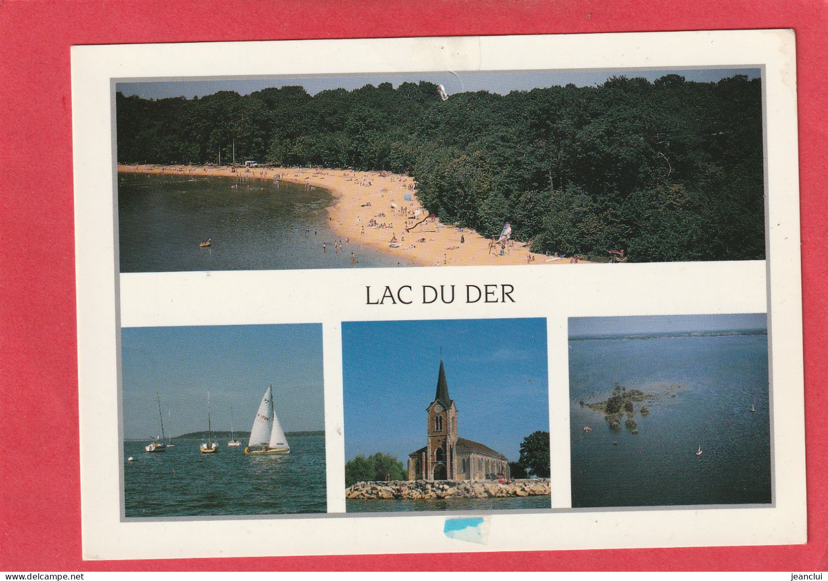 CPM. MULTIVUES " LAC DU DER  "  1 TROU DE PUNAISE  .  CARTE NON ECRITE - Other & Unclassified