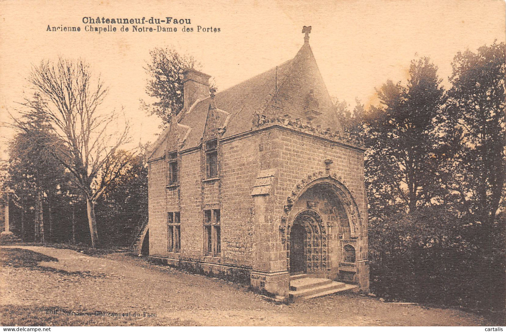 29-CHATEAUNEUF DU FAOU-N°3816-E/0165 - Châteauneuf-du-Faou